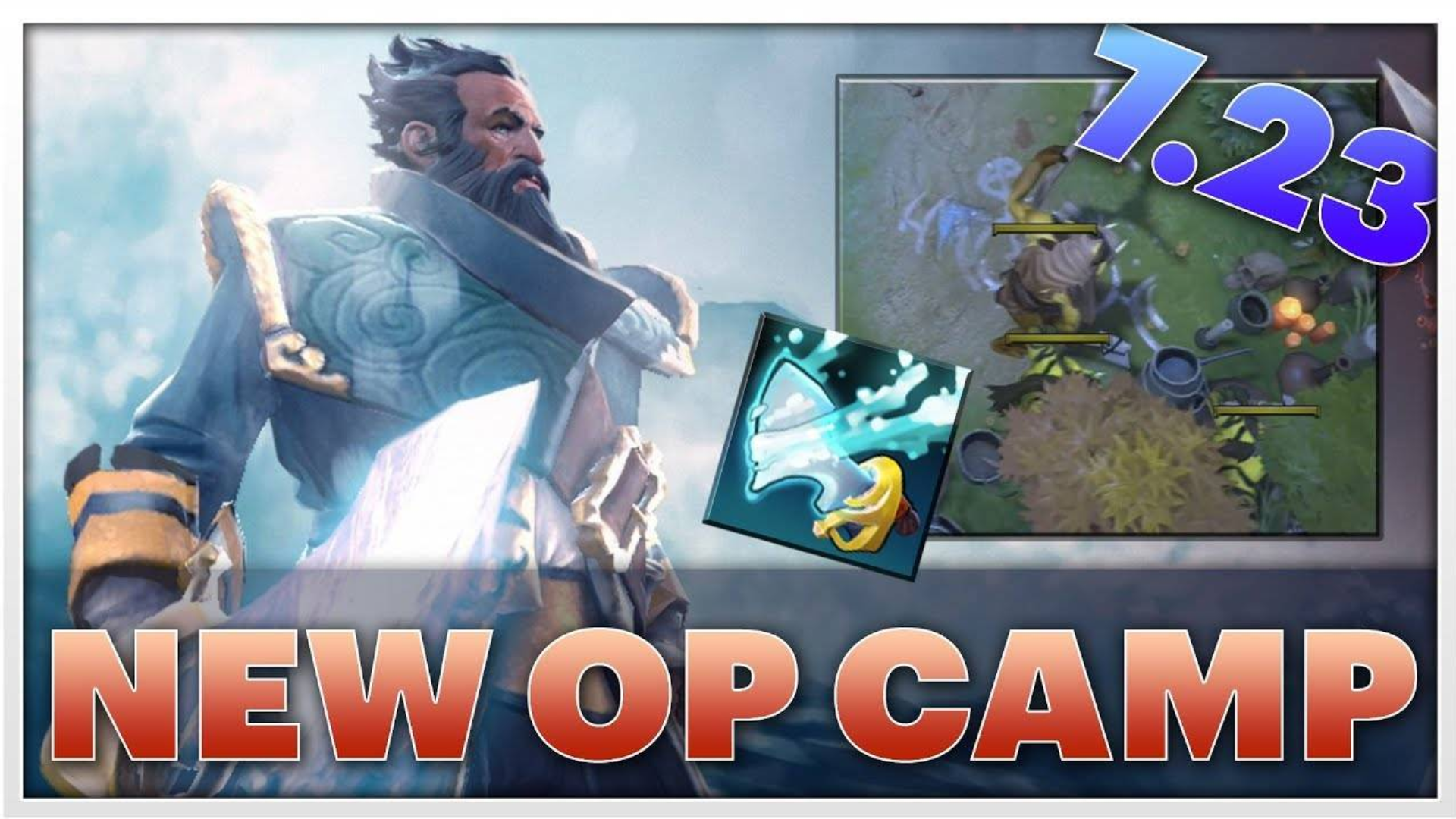 Is that balanced? 7.23 OP camp for Kunkka